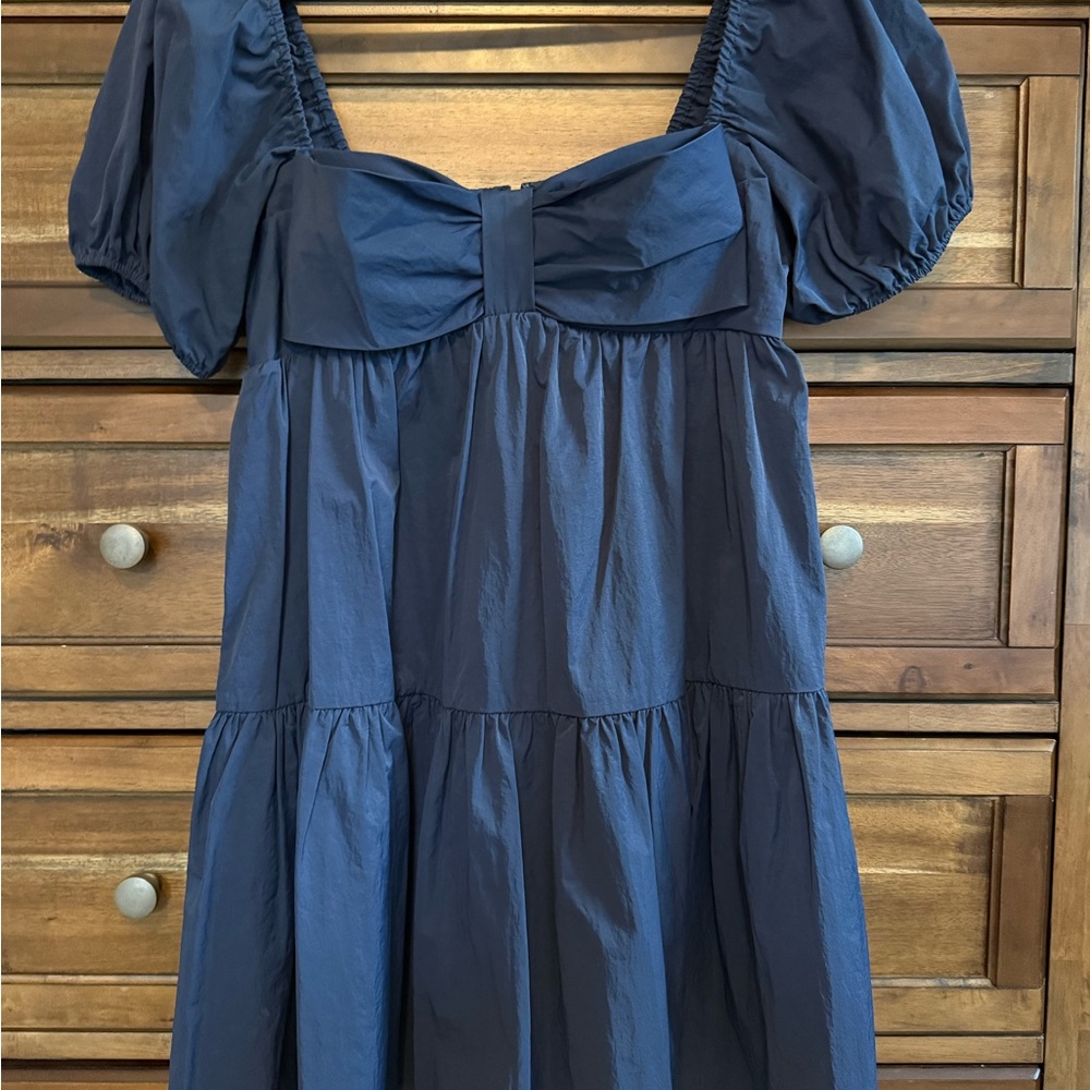 Amanda Uprichard Loretta Dress in Navy